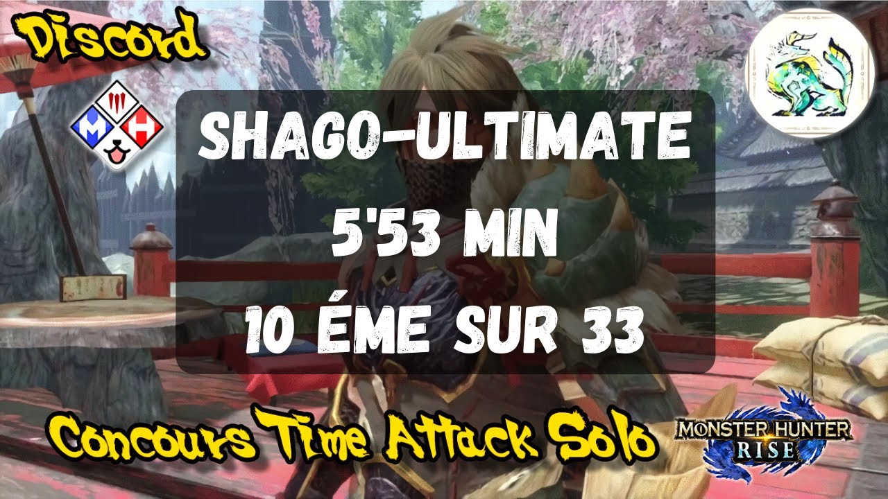 MH Rise | Event Discord MHFR : Time Attack Challenge quest 2 (Zinogre)