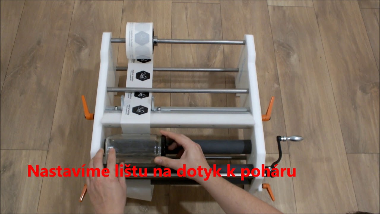 etiketovačka pre včelárov, labeling machine for beekeepers
