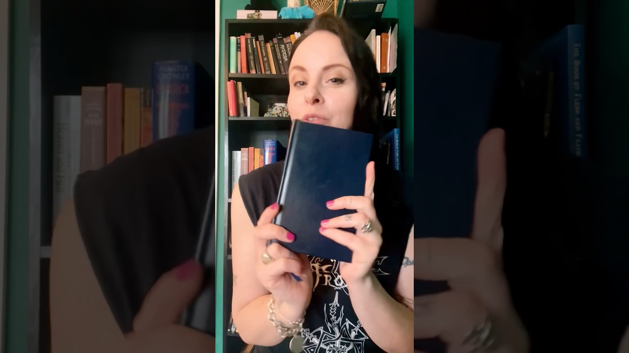 Beautiful pocketbook of The Holy Books of Thelema #thelema #esoteric #occult