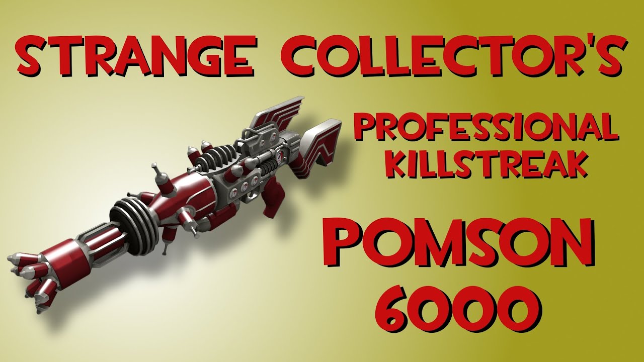 Crafting a Strange Collector's Professional Killstreak Pomson 6000 in Team Fortress 2