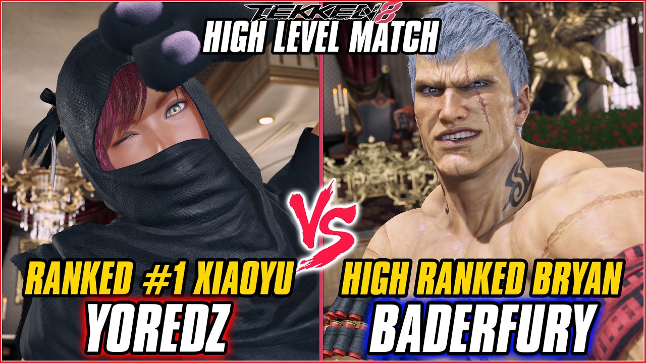 TEKKEN 8 ▰ YOREDZ (#1 Ranked Xiaoyu) vs BADERFURY (Bryan) ▰ T8 HIGH LEVEL GAMEPLAY
