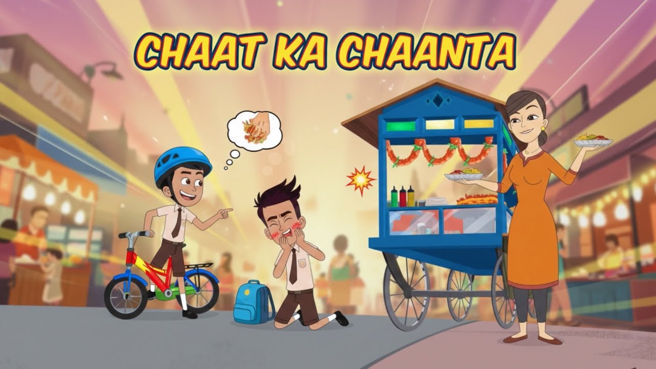 Chikoo Bunty – Chaat Ka Chaanta😋😂 | New Funny Episode | Kids Cartoon Bangla