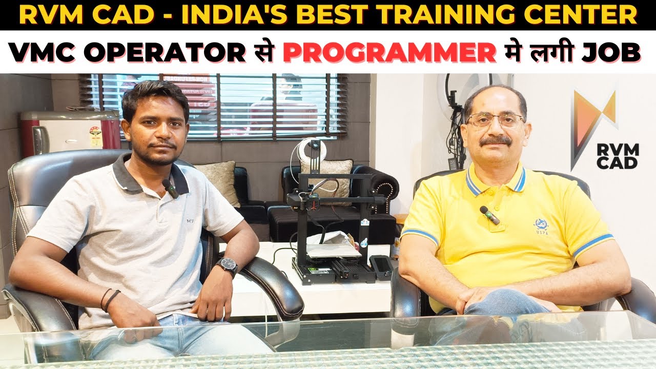 RVM CAD Student PLACED AS A VMC PROGRAMMER | Delcam Powermill Training for CNC VMC at RVM CAD