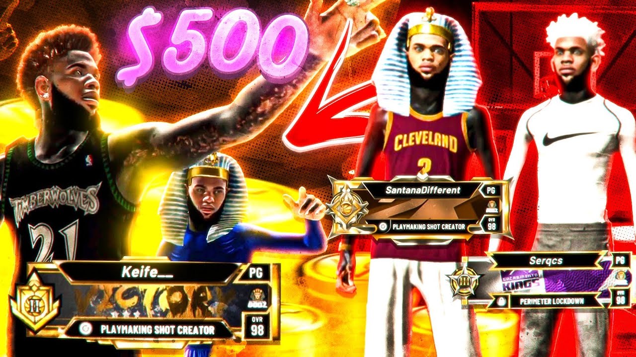 SERQCS X SANTANADIFFERENT VS KEIFE X KONVY IN NBA 2K21 FOR $500! WAGER OF THE YEAR!