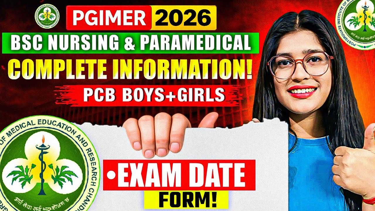 PGIMER Chandigarh Nursing & Paramedical Courses | Direct Job Opportunity | PGIMER 2026