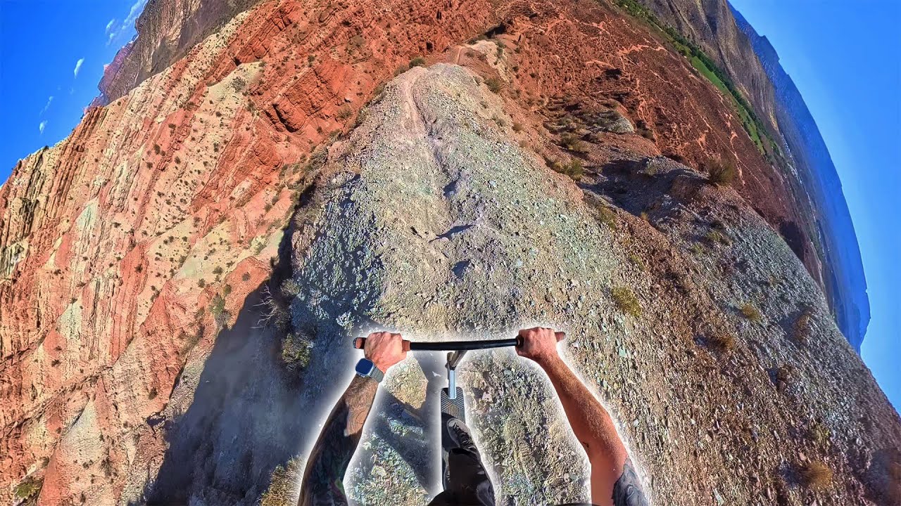 RedBull Rampage on a Dirt Scooter