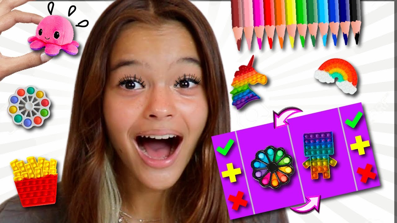 TROCA DE FIDGET TOYS MINIATURA!!TROCANDO FIDGET TOYS MINIATURA🌈🦄!!