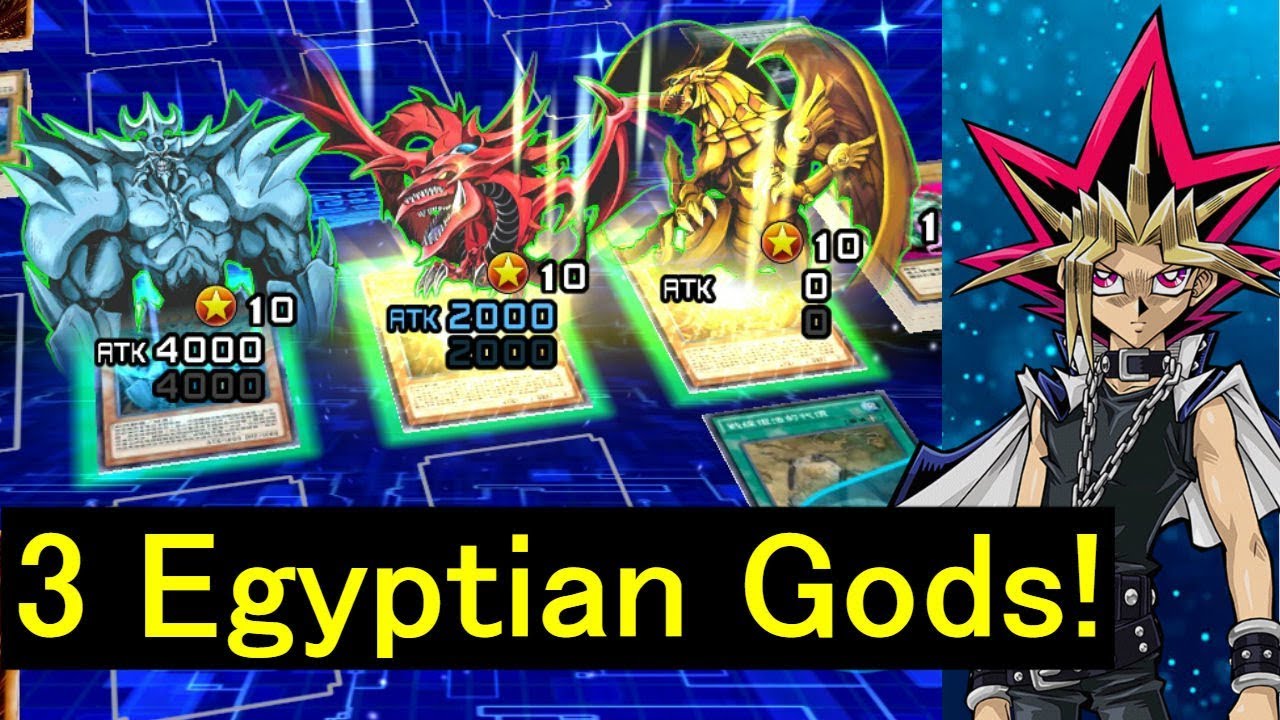 [Yu-Gi-Oh! Duel Links] Ojama XYZ to summon 3 Egyptian Gods