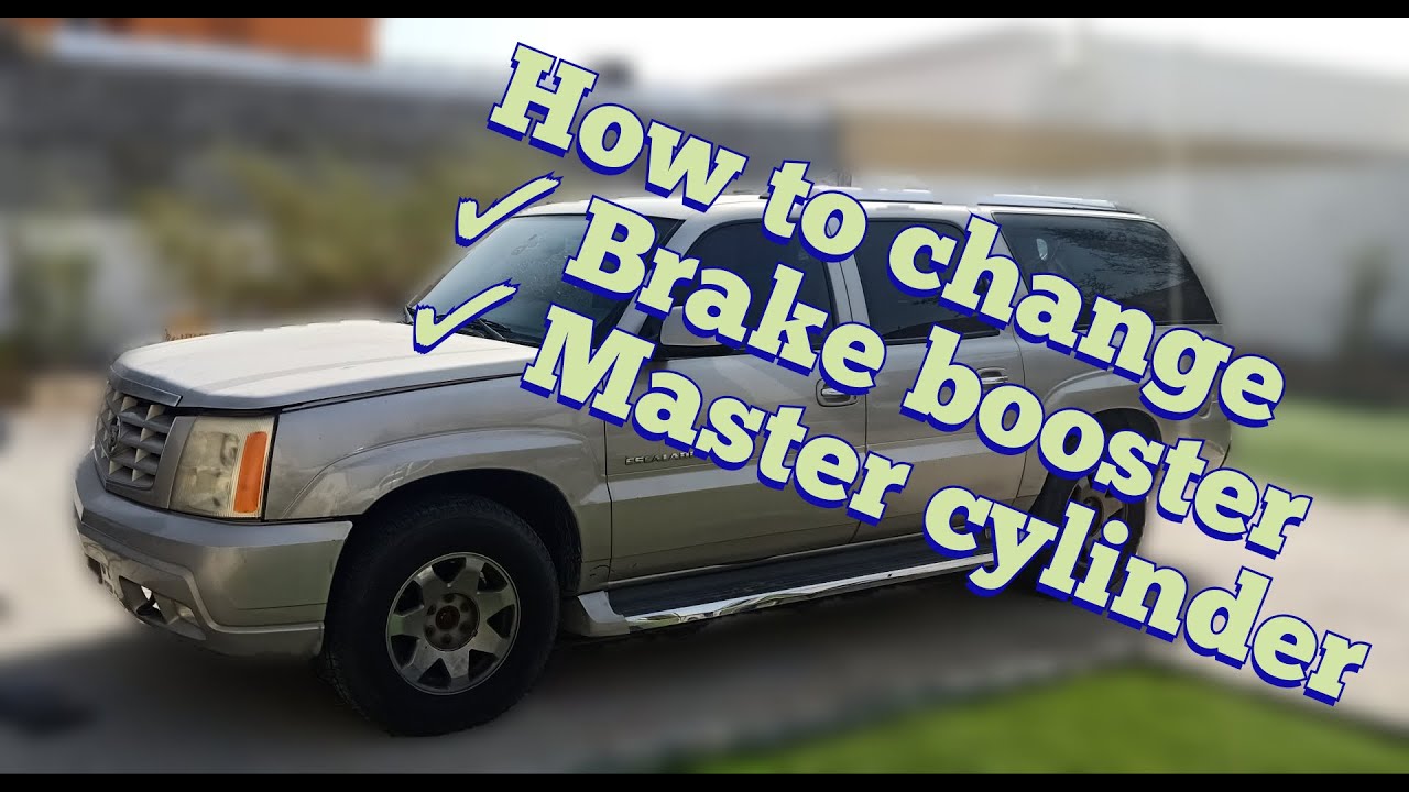 Cadillac Escalade ESV Brake booster and master cylinder