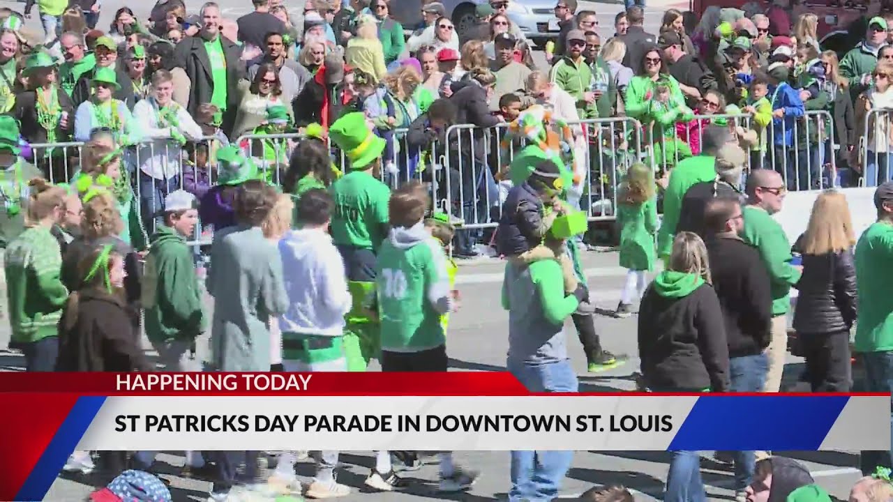 St. Patrick's parade marches through downtown St. Louis today