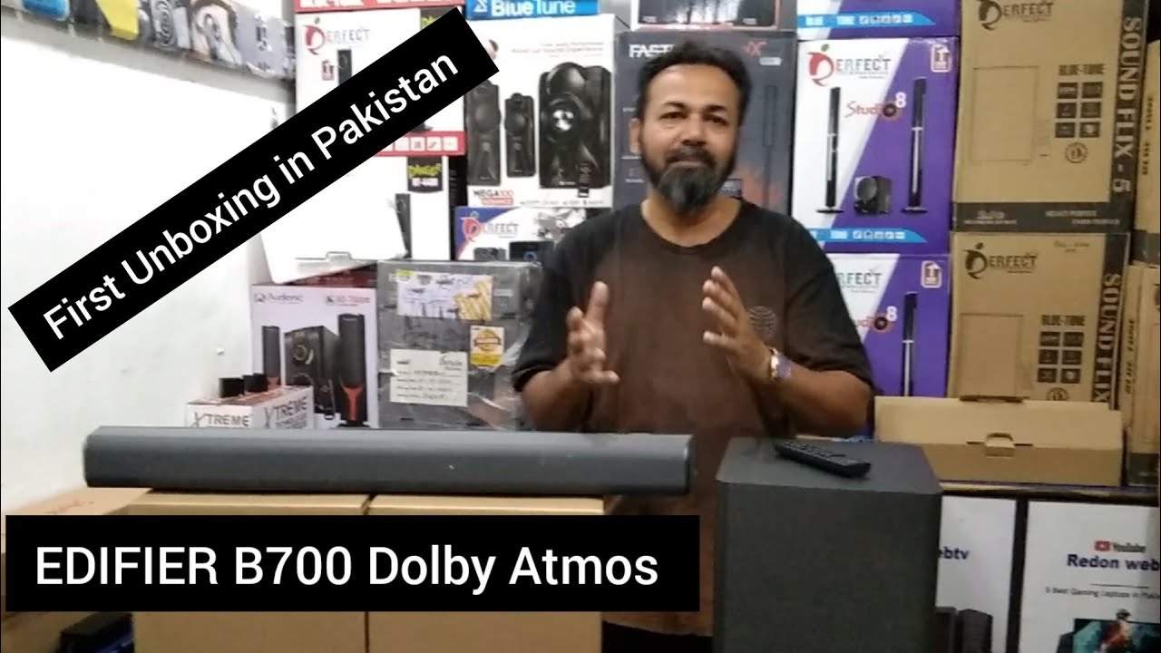 Edifier B700 Dolby Atmos Soundbar || Unboxing Review Soundtest 2024 (@redonwebtv7300 )