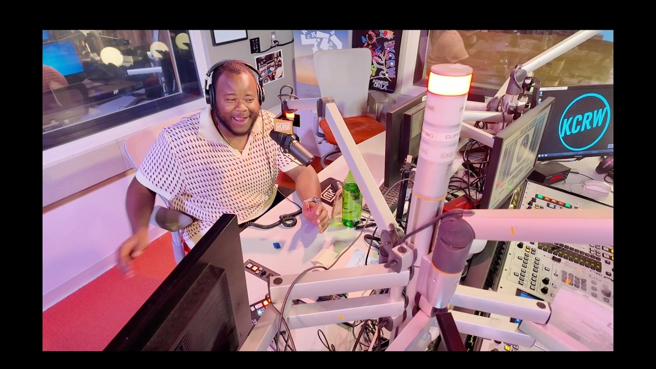 Aaron Shaw with LeRoy Downs in the Studio talking about Aaron's new album, 