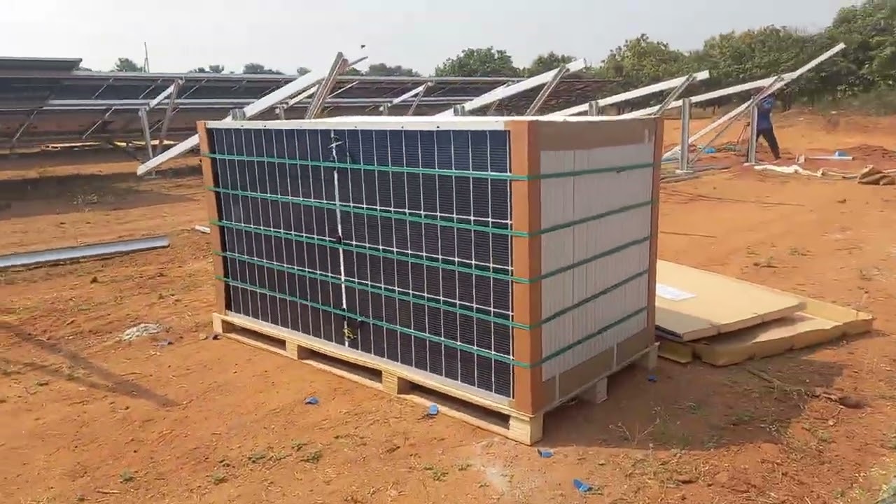 2MW Modules Installation part2 going with #SolarVara @SOLARVARARK #solarvara 