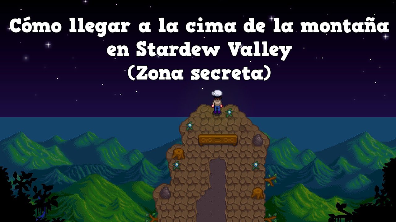 Tutorial llegar a Zona Secreta Stardew Valley (BUG SALIRSE DEL MAPA)