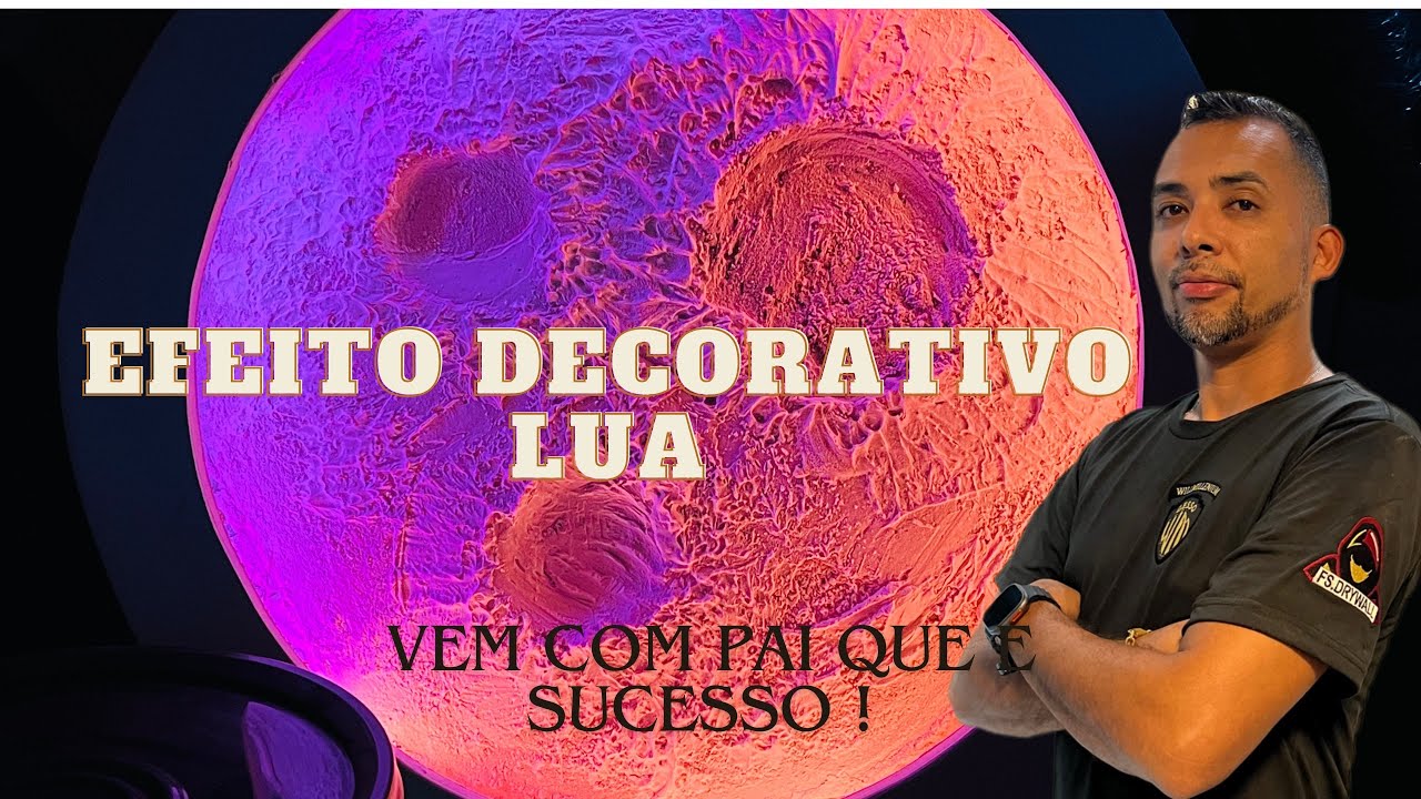 Passo a Passo Completo: Como Fazer a Luminária Lua com Efeito de Crateras e LED 256 Cores!