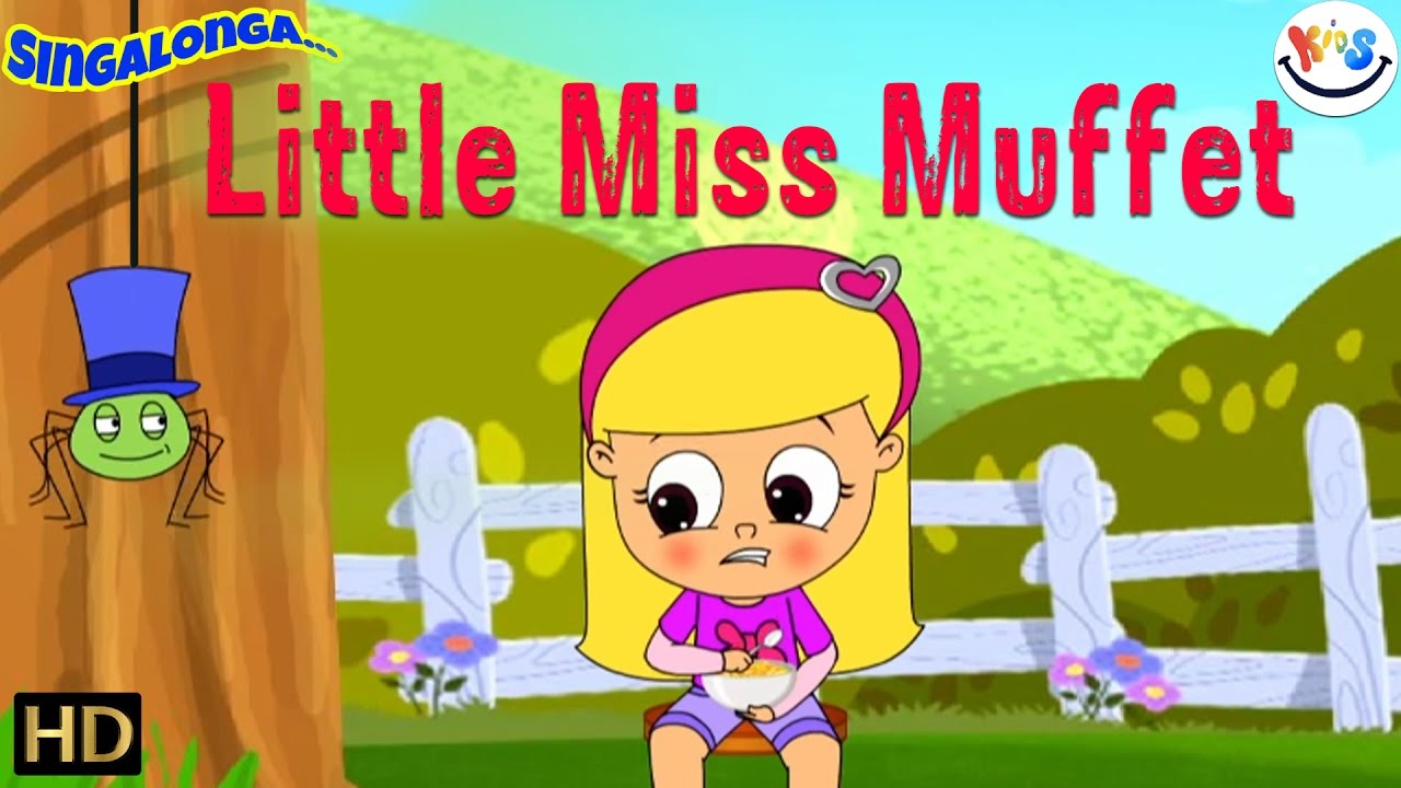Little Miss Muffet - (HD) - Nursery Rhymes | Pop Rock Music Style | Popular Kids Songs