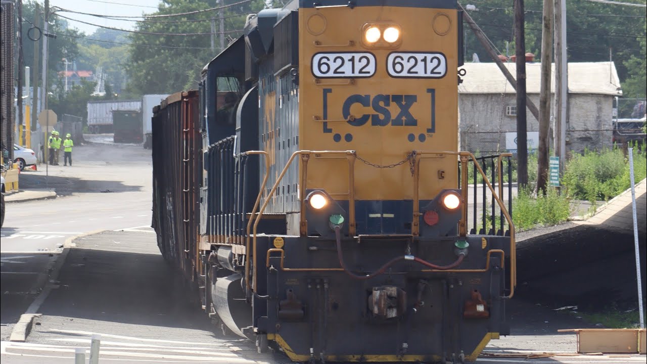Trains in Holmesburg, PA 07/16/2025 Feat. CSX 6212 Streetrunning LHF, ACS-64s, Acela Express & More