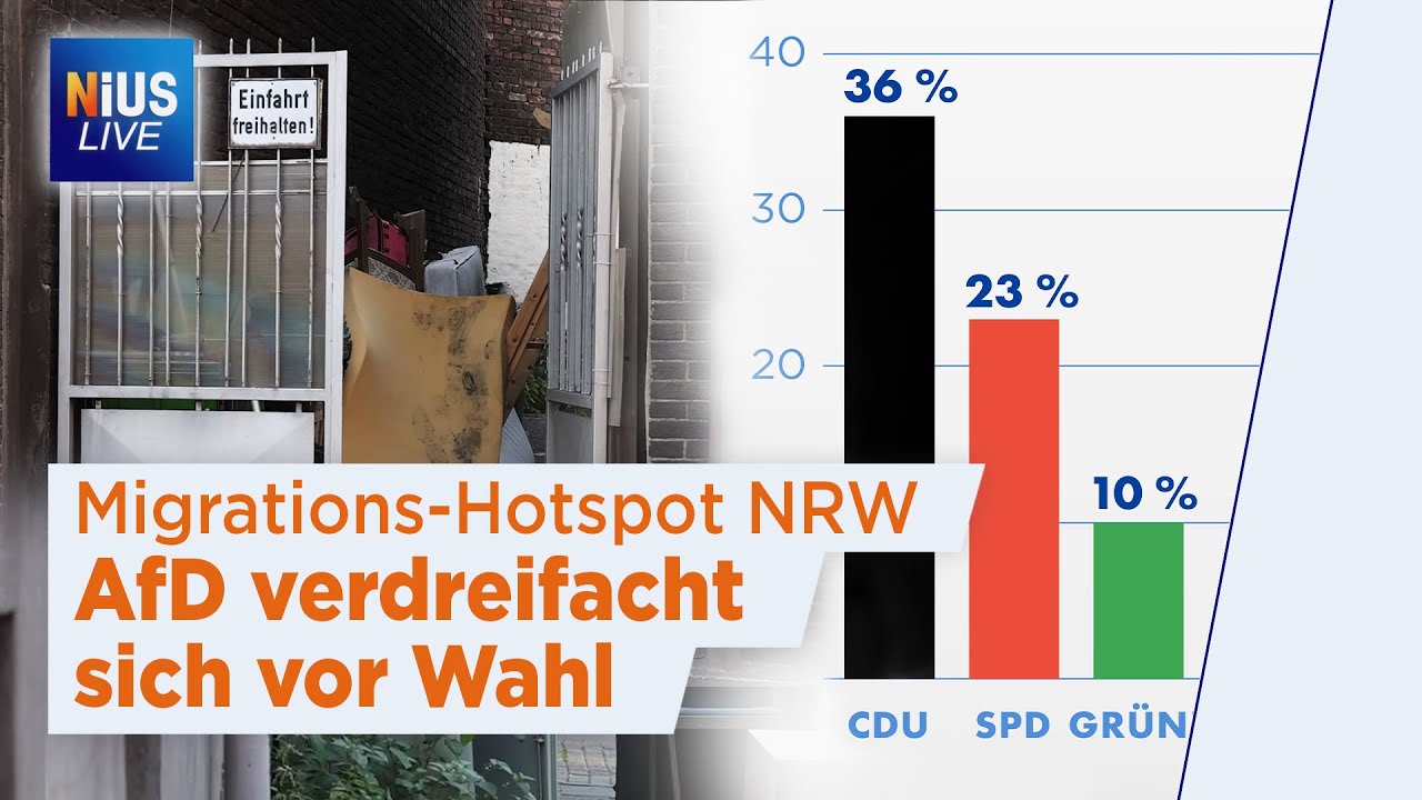 NRW-Kommunalwahlen 2025: Warum die AfD bei den Wählern punktet | NIUS Live vom 21. August 2025