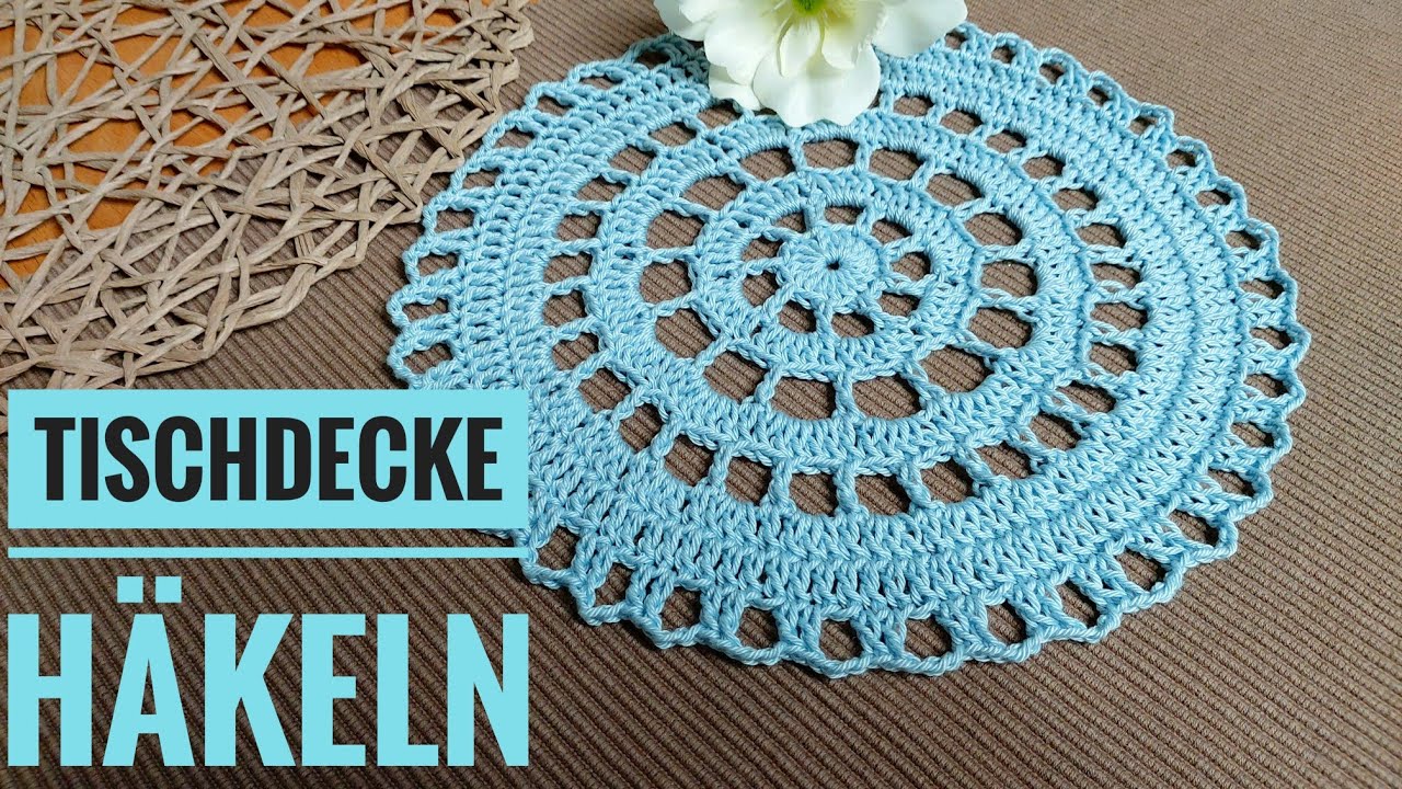 150. Tischdecke häkeln
