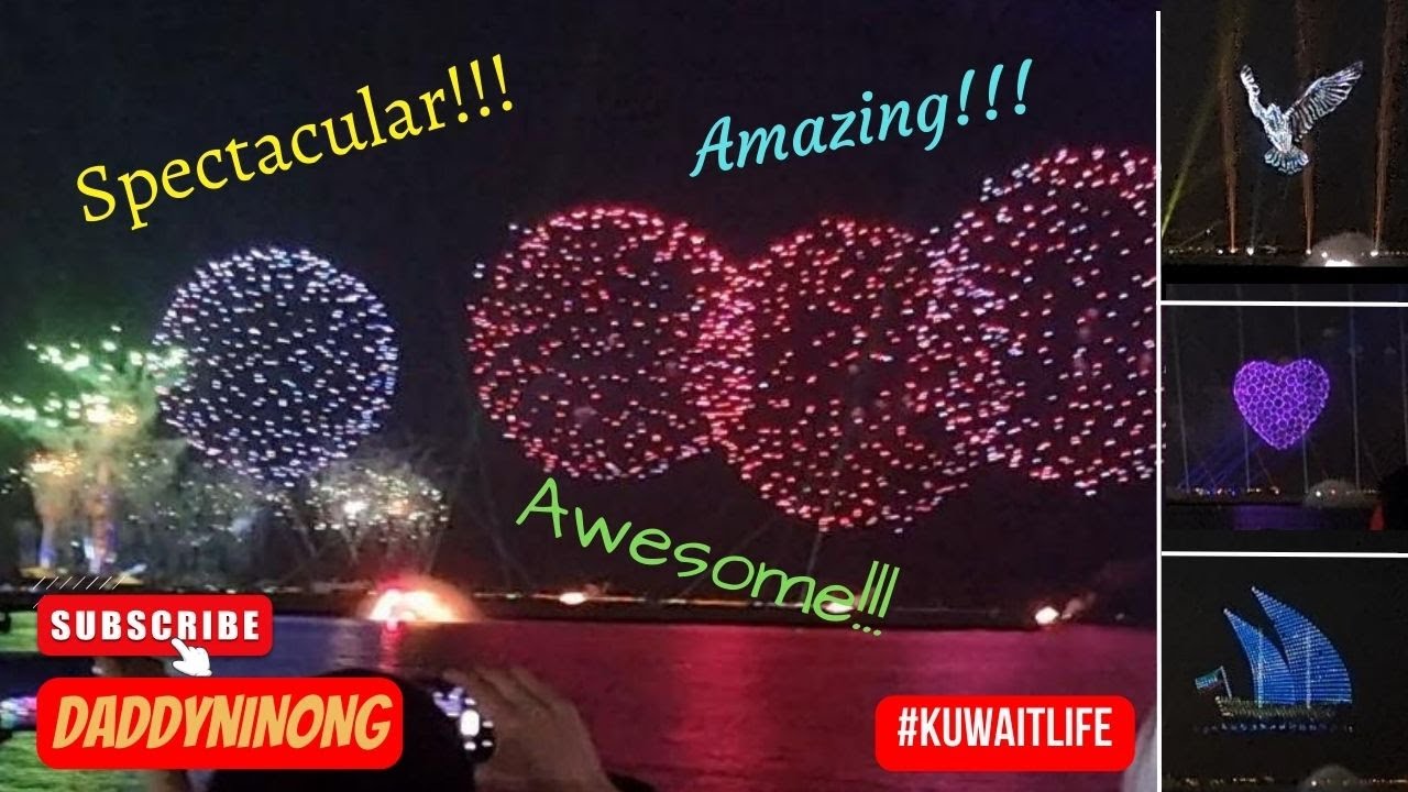 Kuwait Fireworks 2023 and Laser Lights & Drones Show, Feb. 28 - Prepare to be Dazzled@daddyninong