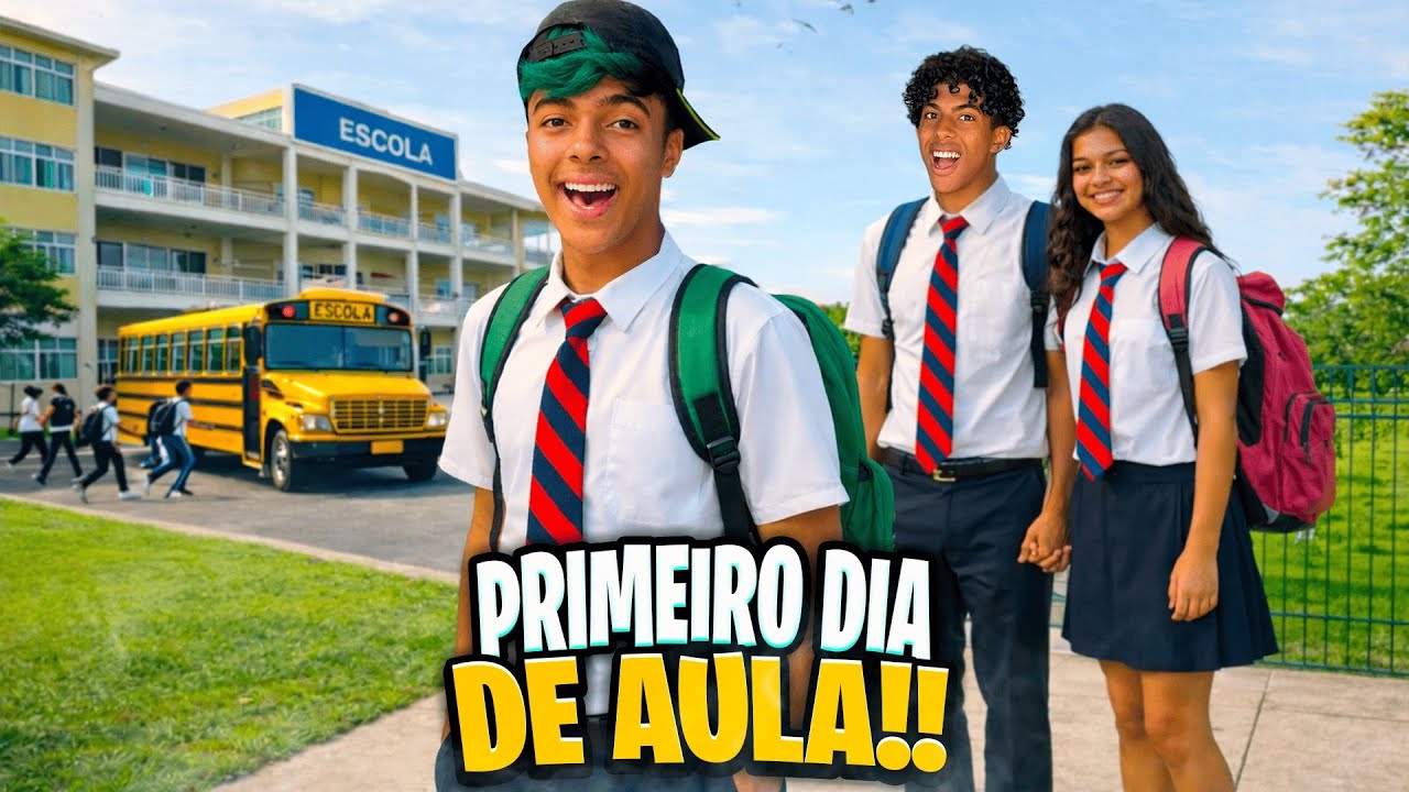 NOSSA ROTINA NO PRIMEIRO DIA DE AULA😬‼️ *olha o que aconteceu 