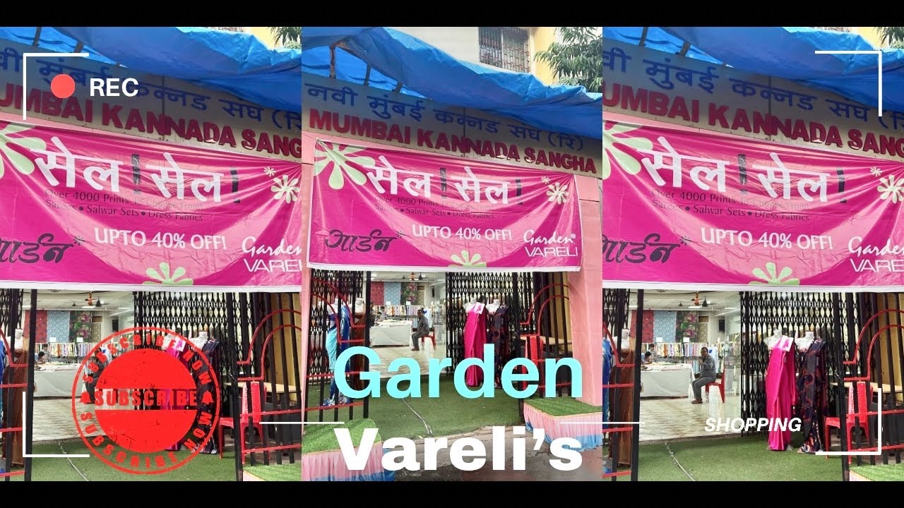 गार्डन वरेली साड्या: आकर्षक सवलत | Garden Vareli |VASHI | SALE 40% Discount #gardenvareli #sale