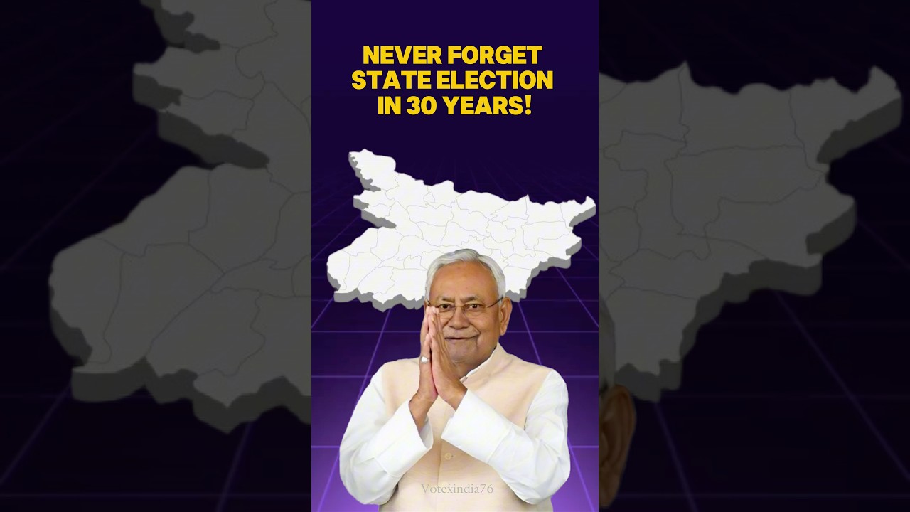 “30 years in power, zero direct wins? Nitish Kumar explained in 60 sec”🤯” !! 