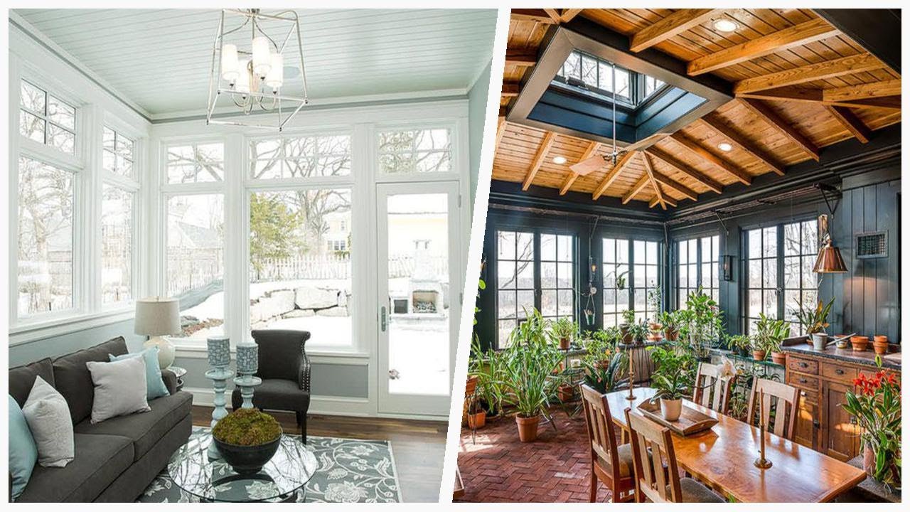 75 Brown Floor And Red Floor Sunroom Design Ideas You'll Love ⭐️