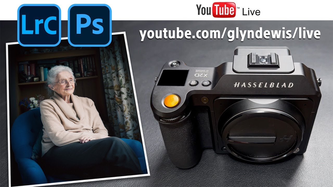 100 MEGA PIXEL Female Portrait PLUS Retouching in Lightroom and Photoshop (Hasselblad X2D)