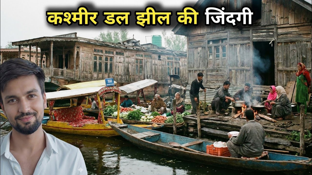 Inside The Floating Village of Kashmir's Dal Lake! (Shocking Life)