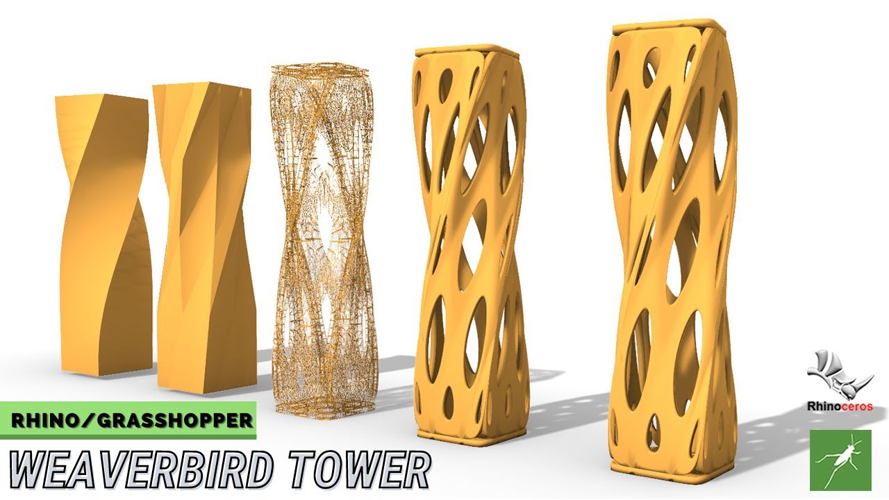 Grasshopper Tutorial (weaverbird TOWER DESIGN)