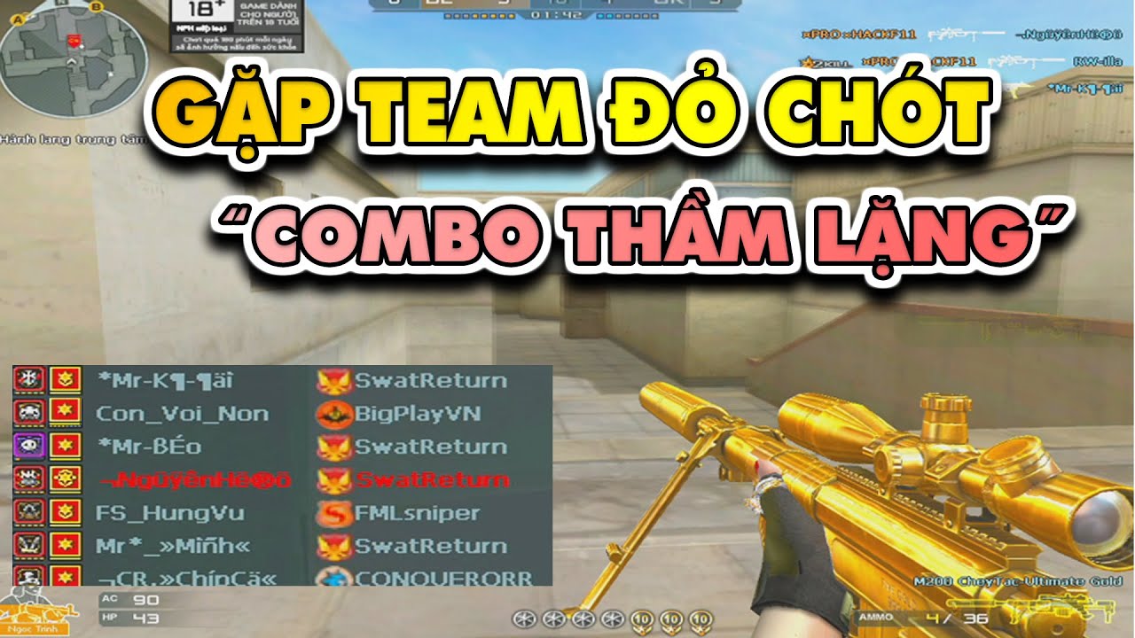 ► Khẩu ngắm được yêu thích nhất - M200 ultimate GOLD - Đụng độ team đỏ chót  ✔ Tú Lê