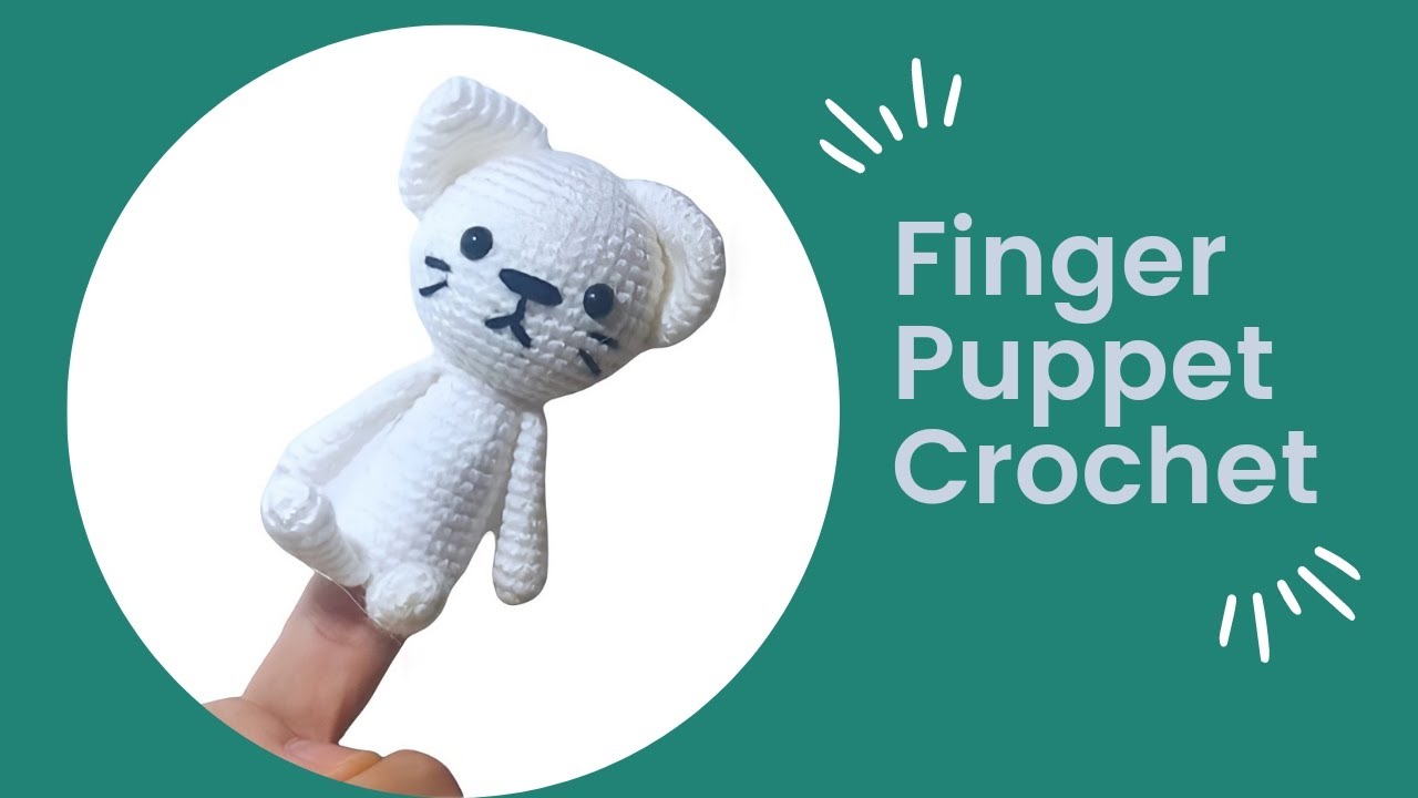 Cat Finger Puppet Crochet