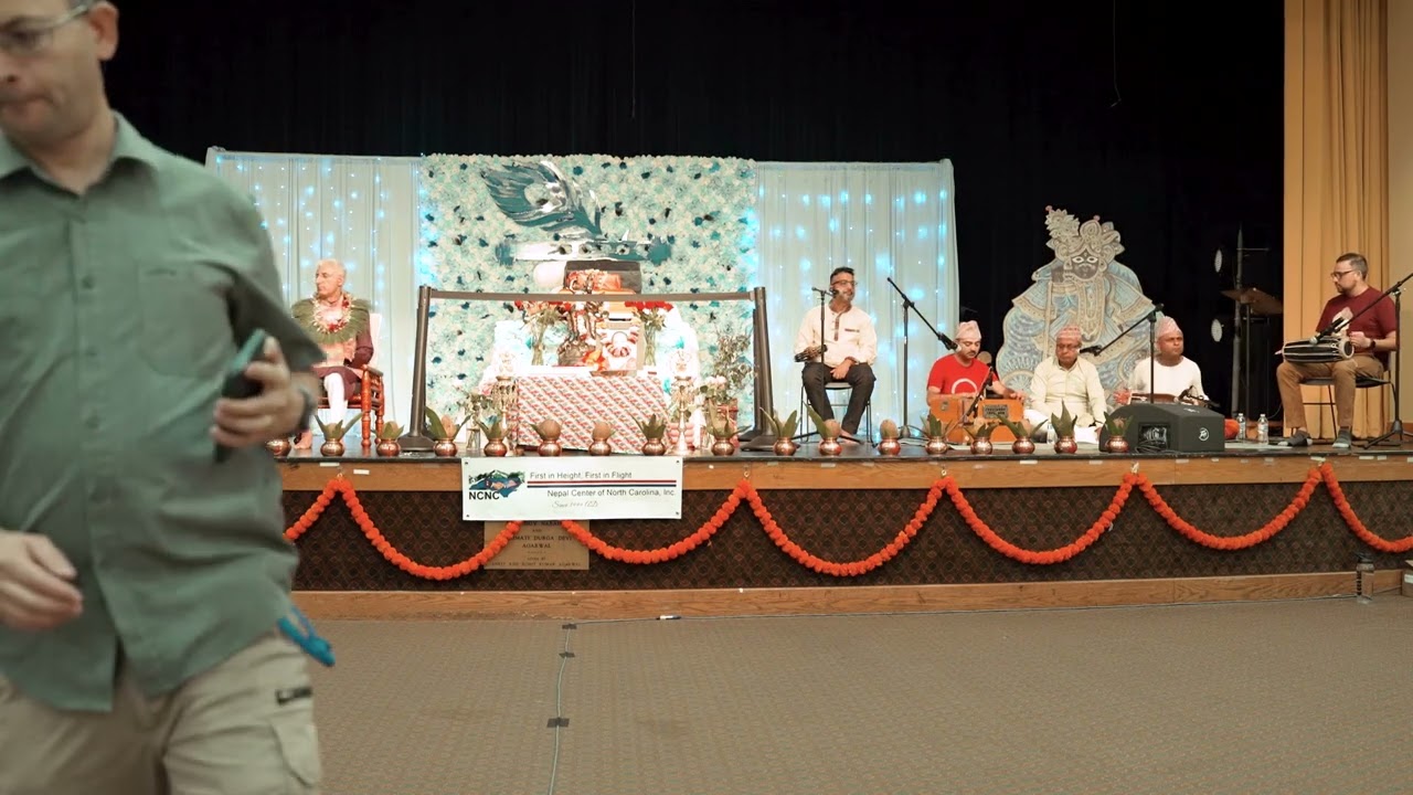 Ghintang band performance during Purna Swasthya Vigyan