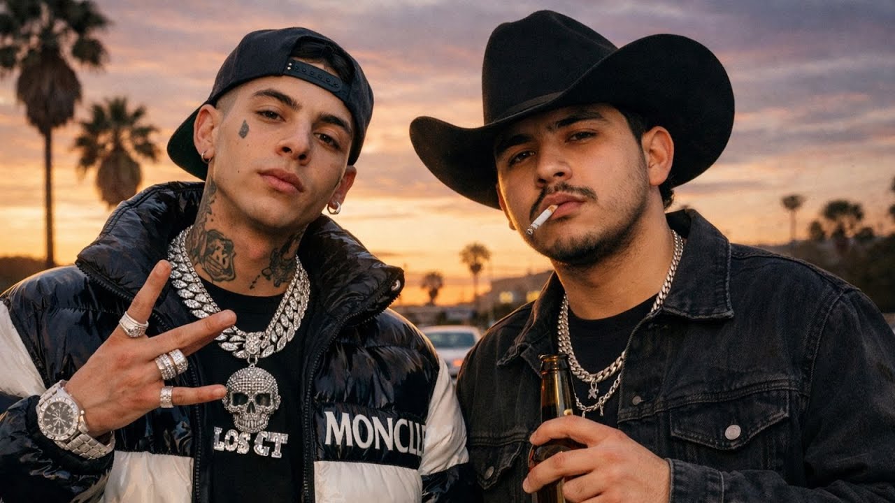 Natanael Cano & Junior H - Sangre Triste 🎸 Corridos Tumbados Modernos Música Mix 2026
