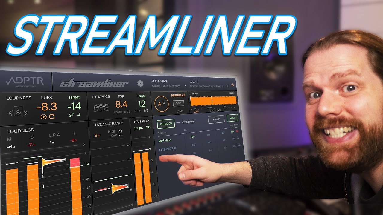 ADPTR Streamliner — идеальный аудиомикс и мастеринг для потоковой передачи!