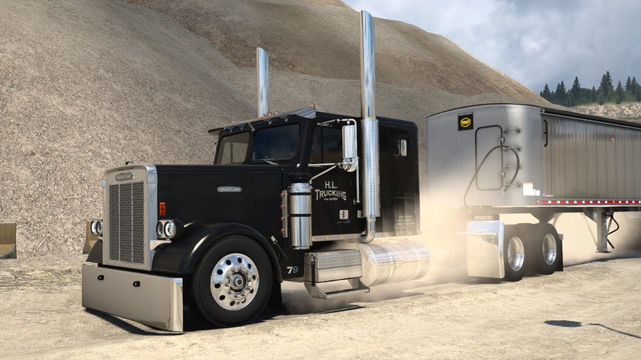 Cummins Powered Freightliner FLC - (Heavy Mining Haul) - American Truck Simulator