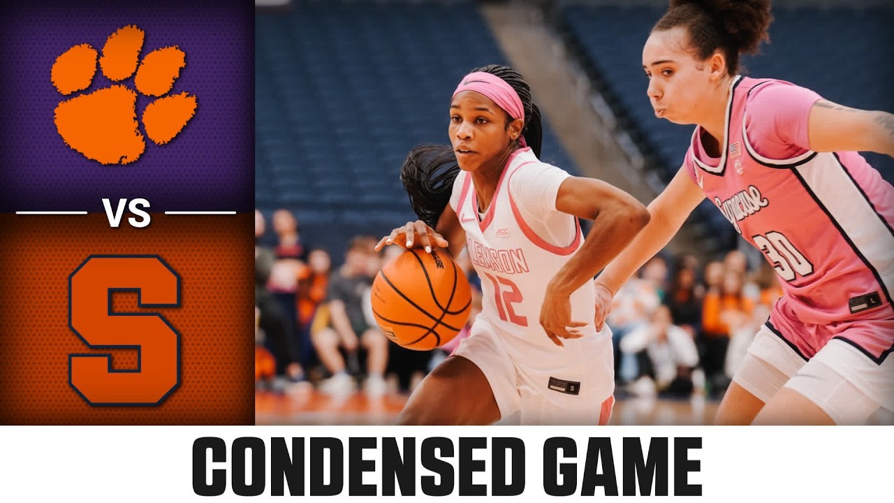 Clemson vs. Syracuse Condensed Game | 2025-26 ACC Women's Basketball
