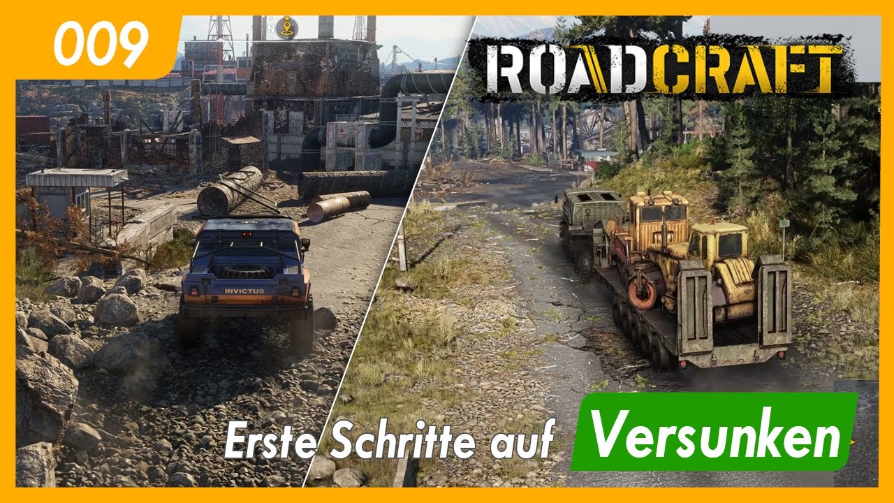 Roadcraft | 009 | Erste Schritte auf der Map "Versunken" | Let's Play | Gameplay | German | Deutsch