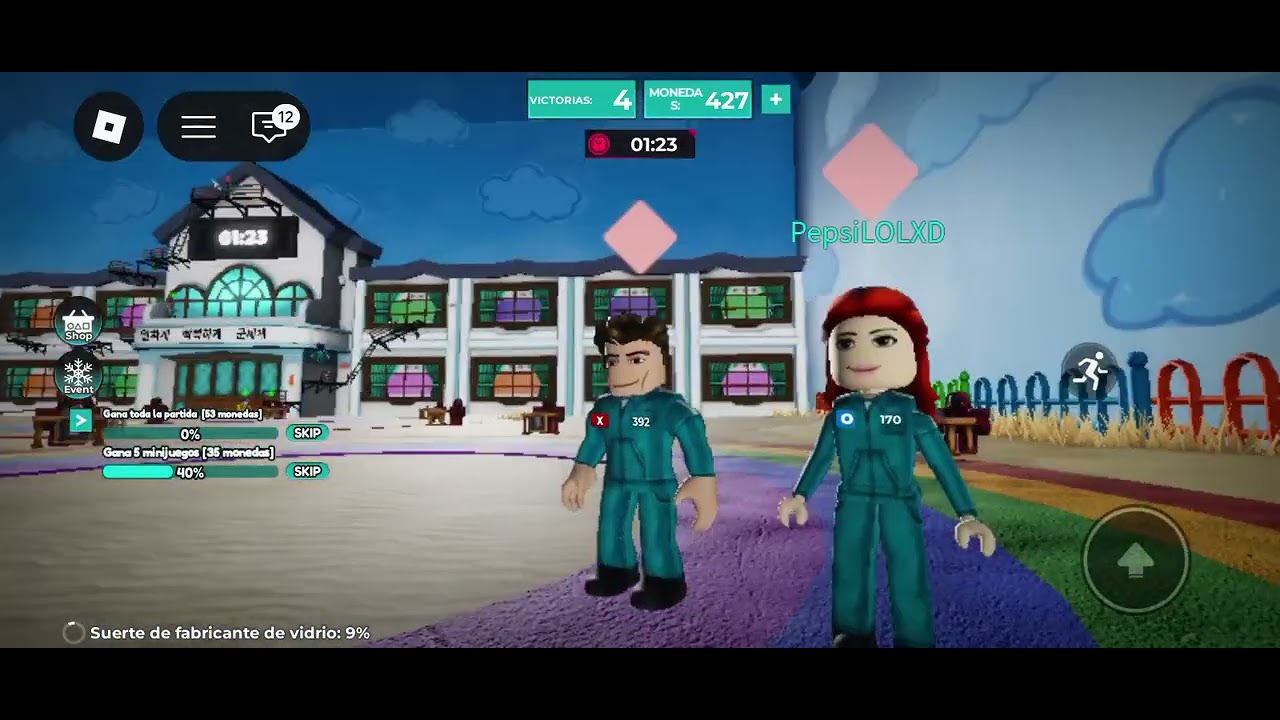 Squid Game  yo contra los noobs