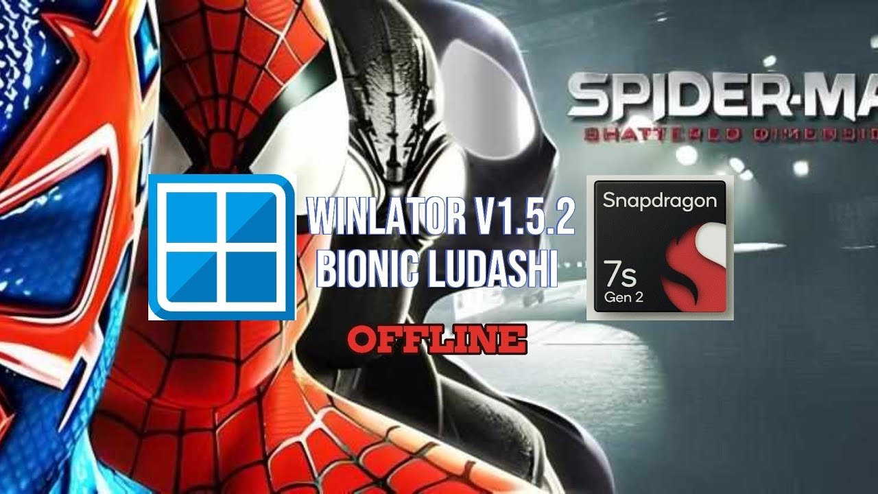 Winlator Ludashi - Gameplay Spider-Man Shattered Dimensions (Windows) || Snapdragon 7s Gen 2 