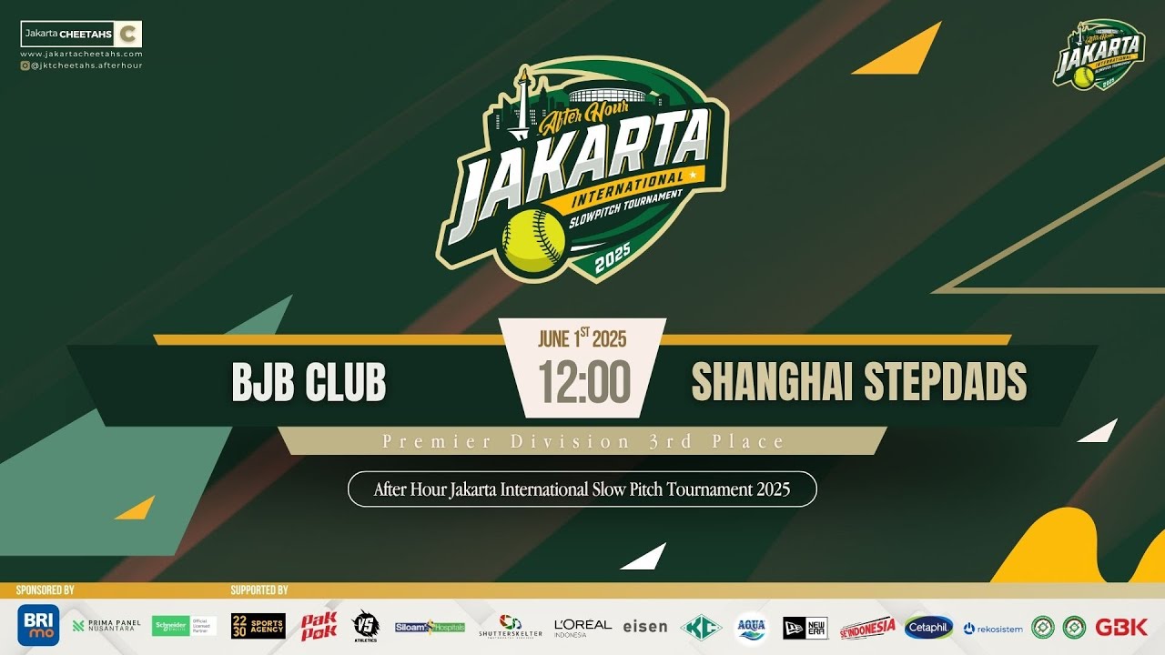 After Hour Jakarta International Slow Pitch Tournament 2025 - BJB Club Bandung vs Shanghai Stepdads