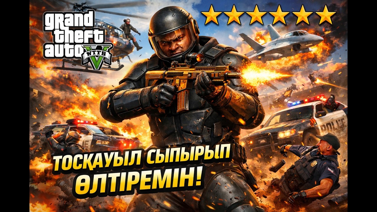 ФРАНКЛИН 5 ЖҰЛДЫЗ ДОСТАР! (GTA V) (ГТА 5)