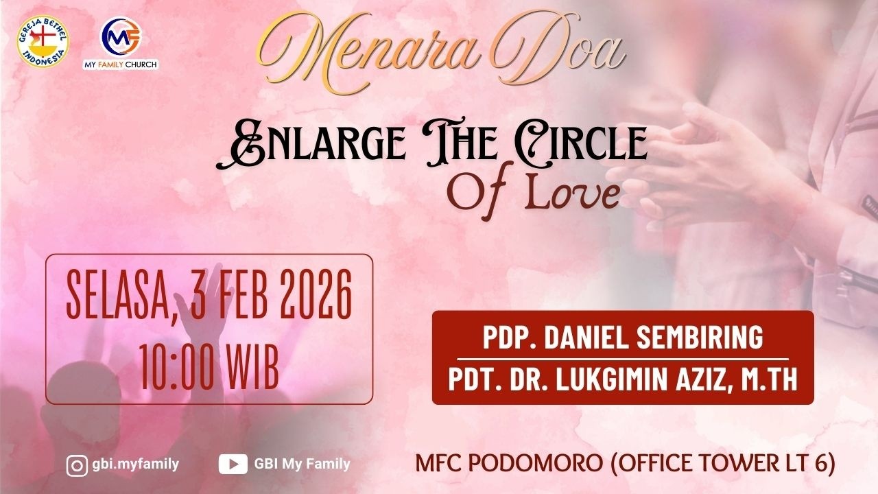 Ibadah Menara Doa GBI My Family Medan | 03 Februari 2026 | Pdt. Dr. Lukgimin Aziz, M.Th