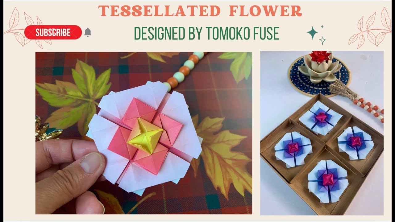 Origami Maniacs 571: Tessellated Flower