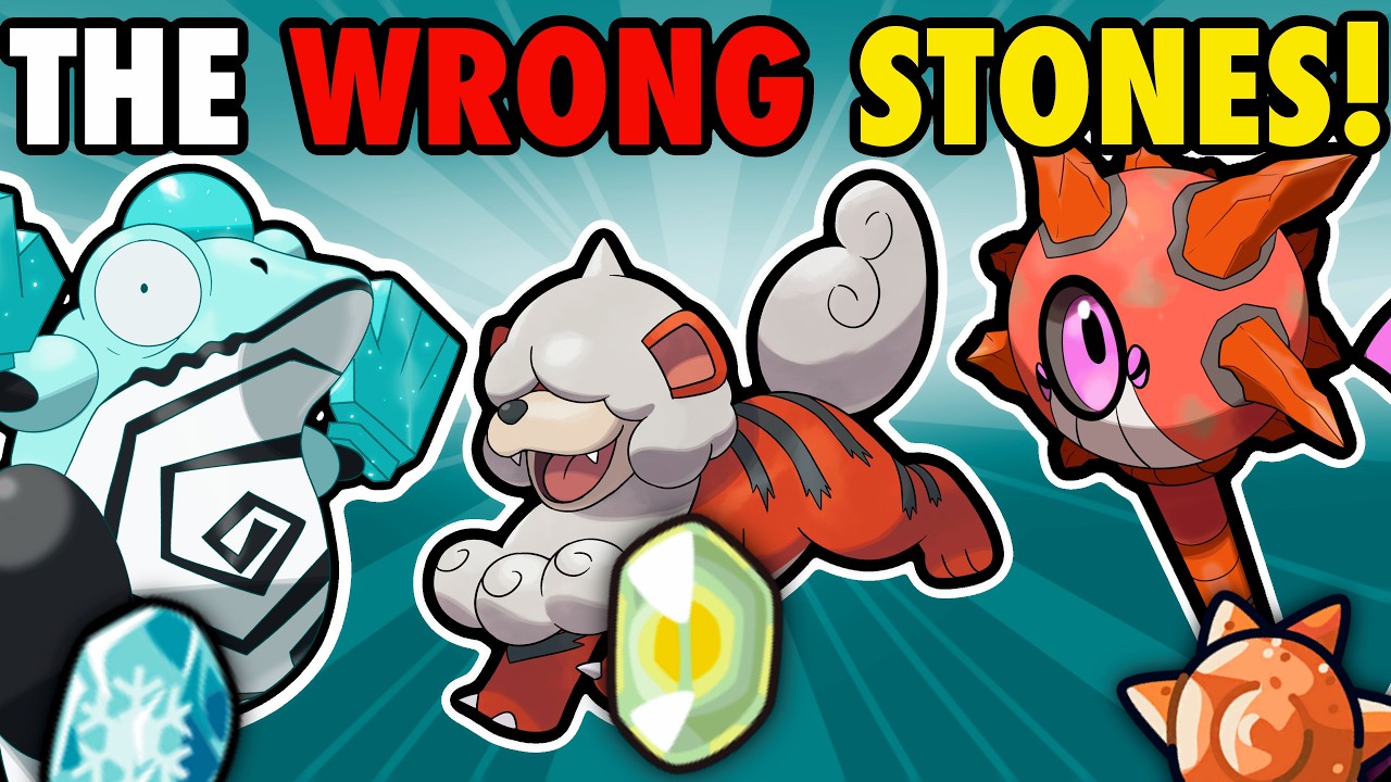 What if Pokemon Evolved with THE WRONG Evolution Stones?