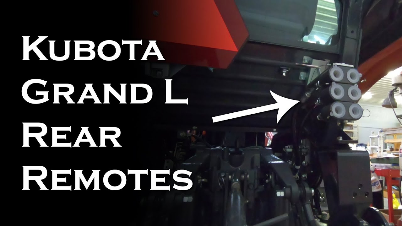Adding Rear Remotes To Kubota L3560 - #49