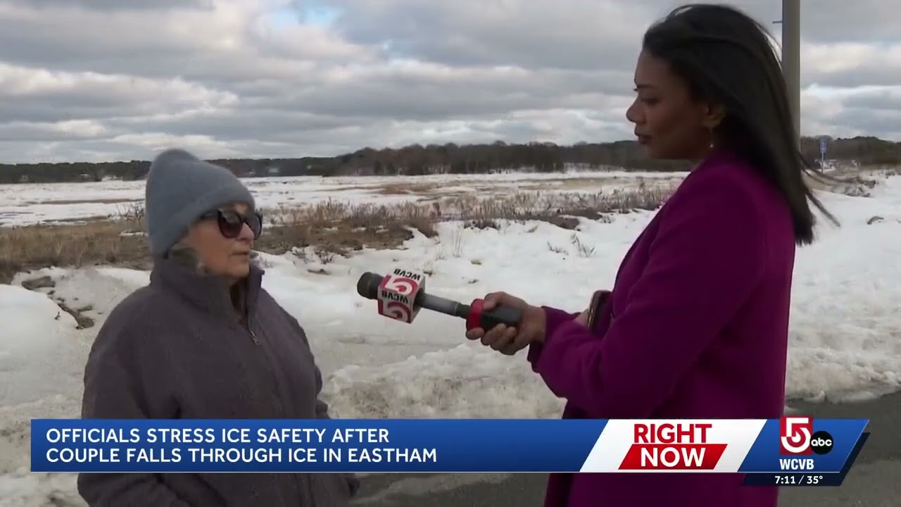Neighbors identify couple that fell through ice on Cape Cod