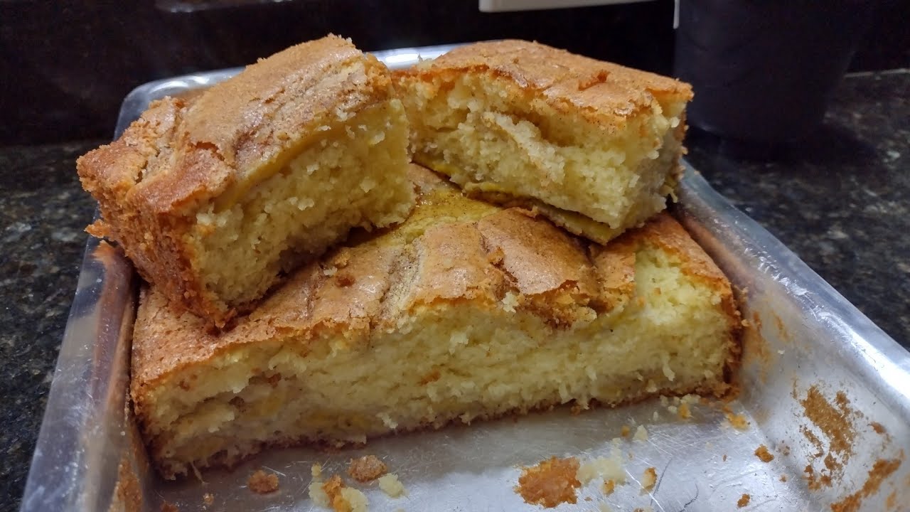 Você vai se surpreender com essa receita/Bolo de banana com canela.