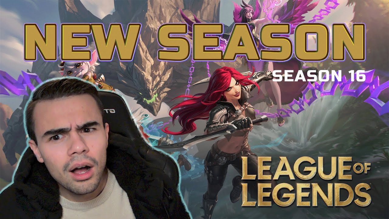 Playing League of Legends SEASON 16